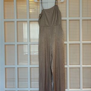 Forever 21 Taupe Jumpsuit